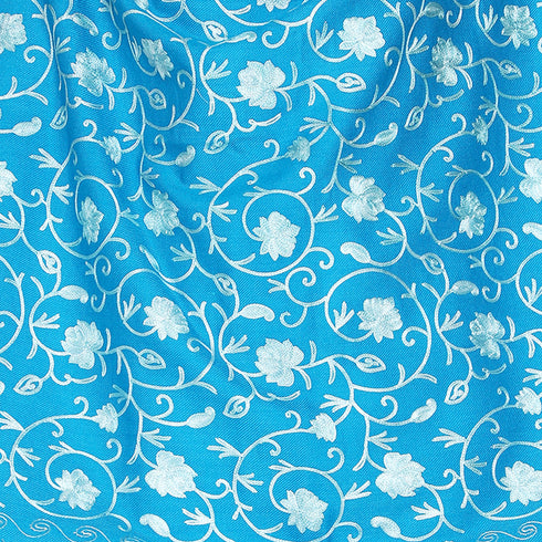 Women's Aari Embroidered Wool Stole